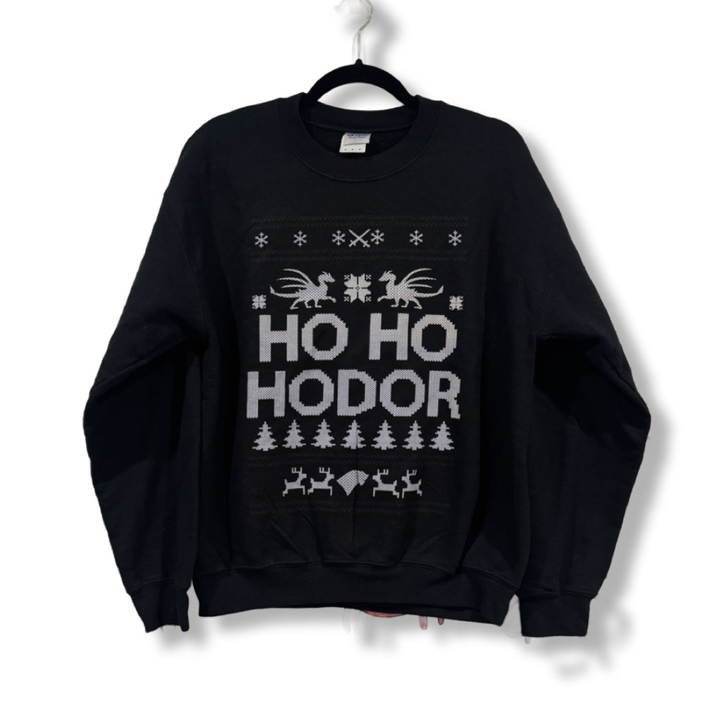 Game of Thrones Ho Ho Hodor Christmas Sweater - Unisex - MED